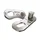 CONNECTEUR DE CHAINE VELO 12V. SRAM POWERLOCK FLATTOP AXS ARGENT (ATTACHE RAPIDE) (BLISTER DE 4)