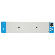 PLASTIC STRIP FOR BLANK PVC LICENSE PLATE (CAR FORMAT 520X110)-DEPT 2B/EUROPE (SOLD PER UNIT)