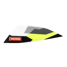 AUTOCOLLANT/STICKER/DECOR CARENAGE ARRIERE GAUCHE ORIGINE DERBI 50 SENDA X TREME 2018> -2H003406-