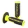 REVETEMENT POIGNEE PROGRIP MOTO OFF ROAD 801 DOUBLE DENSITE FLUO DESIGN JAUNE FLUO/NOIR CLOSED END 115mm (CROSS/MX) (PAIRE)