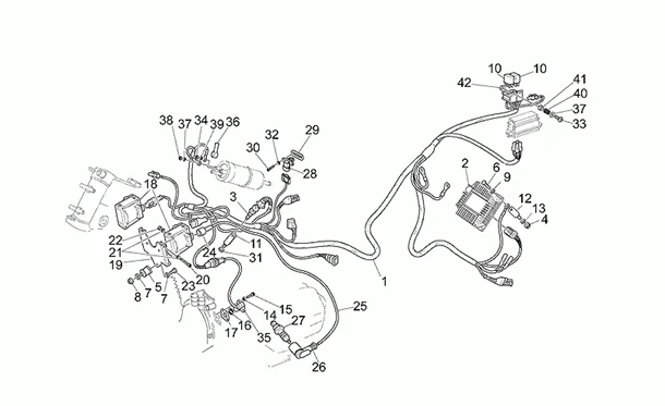 Circuit electrique injection