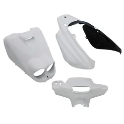 FAIRINGS/BODY PARTS FOR SCOOT  MBK 50 BOOSTER NG, ROCKET OLD MODEL/YAMAHA 50 BWS BUMP, SPY OLD MODEL- WHITE GLOSS  (5 PARTS KIT)