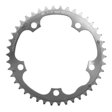 PLATEAU ROUTE 5BRA D.130 STRONGLIGHT 42DTS TRIPLE MILIEU ARGENT ALU 7075 TYPE SHIMANO 9/10V.