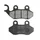 BRAKE PADS -POLINI FOR CAGIVA 50 CITY / SYM 50 JET, 125 JET 14, 50 FIDDLE II, 50 SIMPLY / PEUGEOT 125-150 TWEET Front  (L 85.3mm - 71.6mm - H 42.9mm - 41mm - thk8.2mm)  (174.0099)  (ORIGINAL)