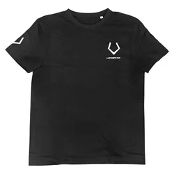 TEE-SHIRT LEADER FOX TAILLE L NOIR (LOGO BLANC) -ACS