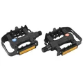 PEDALE VTT RESINE P2R NOIR CAGE ALU NOIR 9/16" (PAIRE)