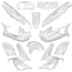 CARROSSERIE/CARENAGE SCOOT ADAPTABLE GILERA 50 RUNNER 1997>2005 BLANC BRILLANT (KIT 12 PIECES)  -P2R-