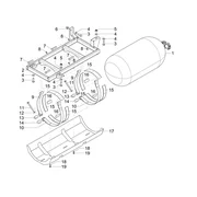 Réservoir de carburant GNV (Short Range)