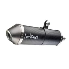 SILENCER FOR LEOVINCE X-FIGHT CARBON FOR FANTIC XE, XM COMPETITION EURO 5  ( TOP RIGHT MOUNTING) (REF 17007) (EEC APPROVED) (Manifold REF 205415)