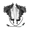 CLIGNOTANT MAXISCOOTER ADAPTABLE YAMAHA 560 TMAX 2020> TRANSPARENT AV DROIT ET GAUCHE A LEDS (HOMOLOGUE CE)  -P2R-