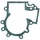GASKET FOR CRANKCASE FOR PEUGEOT 50 LUDIX AIR+L,C, JET FORCE, SPEEDFIGHT_3 (SOLD PER UNIT)  -ARTEIN-