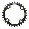 PLATEAU VTT 4BRA D.94 POUR SRAM X01 STRONGLIGHT 30DTS MONO NOIR ALU 7075 11V. NARROW WIDE - EPAISSEUR 5mm