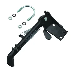 BEQUILLE SCOOT LATERALE ADAPTABLE PEUGEOT 50 KISBEE 2010>2020 2T, KISBEE 50 2010>2021 4T NOIR  -BUZZETTI-