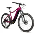VELO ELECTRIQUE/VAE VTT 27,5 LEADER FOX KENT 2025 VIOLET BRILLANT 9V MOTEUR CENTRAL BAFANG M510 36V 95Nm BATTERIE 20Ah (17,5'' - H44.5cm - TAILLE M - POUR ADULTE DE 168cm à 178cm)