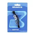 ADAPTATEUR / REHAUSSE FREIN A DISQUE VTT POST-MOUNT AVANT / ARRIERE BRAKCO ETRIER 203mm POUR DISQUE 220mm