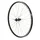 WHEEL FOR TREKKING BIKE- 700x35 REAR - KARGO FOR E-BIKE ALUMINIUM BLACK "DOUBLE WALLED" SHIMANO HUB TX500 CASSETTE 9/8 SPEED. (REINFORCED)
