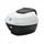 TOP CASE 36L VENDU AVEC LE SUPPORT+DOSSERET ORIGINE PIAGGIO 300-400 BEVERLY 2021> BLANC LUNA XB3 533 -CM323301-