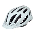 CASQUE VELO CITY ADULTE POLISPORT SPORT FLOW IN-MOLD BLANC MAT AVEC VISIERE GRISE TAILLE 58-62 SYSTEM QUICK LOCK