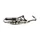 POT SCOOT YASUNI Z VERNI POUR PIAGGIO 50 ZIP 2T, TYPHOON, NRG/GILERA 50 STALKER, RUNNER, DNA  (SILENCIEUX NOIR)  -TUB418B-
