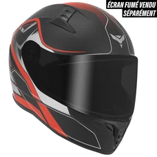 CASQUE INTEGRAL ADX AI400 EVO NOIR/ROUGE MAT M (SIMPLE ECRAN) (ECE 22.06)