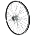 WHEEL FOR MTB- 26" ER10 FRONT -ALUMINIUM BLACK - DOUBLE-WALLED- HUB SHIMANO DYNAMO DH2N 6 VOLT