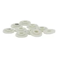 INSULATING-SHOULDERED WASHER FOR BODY PARTS- FOR MBK/MOTOBECANE Ø 5mm - CREAM COLOUR (SOLD PER 10)  -SELECTION P2R-