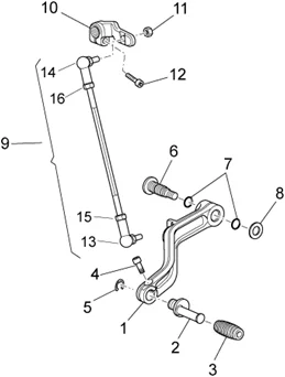 Levier boîte de vitesses