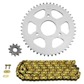 KIT CHAINE ADAPTABLE RIEJU 50 RS2 FR 2009>2010, RS2 PRO 2006>2010, RS2 MATRIX 2004>2010, RS2 NKD 2005  420  11x47  (DIAM COURONNE 55/90.5/8.5)  (DEMULTIPLICATION ORIGINE)  -AFAM-