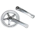 PEDALIER ROUTE STRONGLIGHT 9/10V. IMPACT ARGENT 155mm 42-34 COMPATIBLE 8V. (AXE CARRE 107mm)
