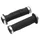 GRIP- REPLAY "On road" MICROTECH II BLACK/SILVER - CLOSED END (Pair)