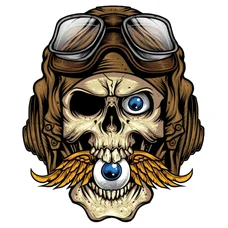 STICKER LETHAL THREAT MINI EYE FOR AN EYE  (60x80mm)
