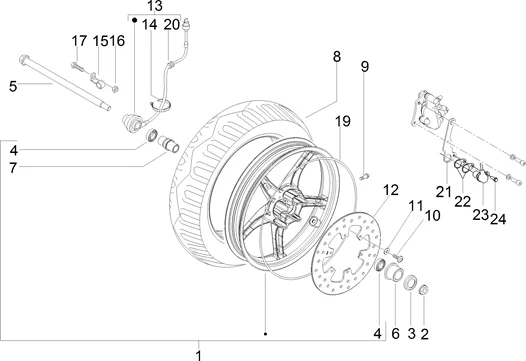 Roue avant