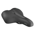SADDLE- ROYAL FLOAT LOISIR -Ergo hole- SHAPE MEMORY- RELAXED -Black- 251x228mm 628g