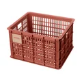 PLASTIC CRATE - BASILRED EARTH 29Lt (recycled plastic) ON FRONT or REAR
