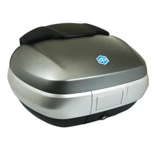 TOP-CASE 50L AVEC SUPPORT ORIGINE PIAGGIO 300-500 MP3 2016> GRIS 785/A  -CM261518-