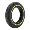 PNEU TROTTINETTE 10 X 2.125  NOIR LISERET JAUNE FLUO TR - PNEU PLEIN