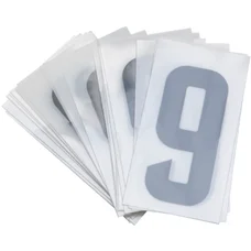 CHIFFRE PLAQUE PVC MOTO/SCOOTER 45mm  9  (VENDU PAR 10)