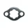 PLAQUETTE MAINTIEN DE PIGNON 50 A BOITE ADAPTABLE GILERA 50 SMT, RCR 1999>2005 / DERBI 50 SENDA 1999> (EURO 2) (ENTRAXE 28mm, TROU 6,3mm) (OEM: 00H02810421)  -SELECTION P2R-