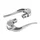 LEVIER DE FREIN ADAPTABLE SOLEX 3800  POLI (ANCIEN MODELE) (PAIRE) -SELECTION P2R-
