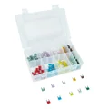 FUSIBLE PLAT ENFICHABLE MINIATURE  2 / 3 / 4 / 5 / 7,5 / 10 / 15 / 20 / 25 / 30A  (ASSORTIMENT)  (COFFRET DE 200 PIECES)  -P2R-