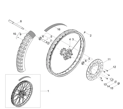 Roue Av.