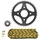 CHAIN AND SPROCKET KIT FOR YAMAHA 50 TZR 1997>2000  420  12x47 (BORE Ø 54mm) (OEM SPECIFICATION 2000->2002)  -AFAM-