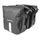 SACOCHE ARRIERE VELO DOUBLE NEWTON NOIR EFFET CARBONE 40L FIXATION SANGLES VELCRO SUR PORTE BAGAGE (35x12x27cm) FERMETURE PLIANT ANTI-PLUIE