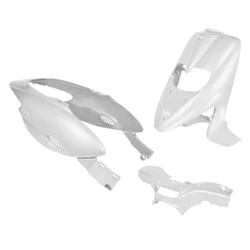 FAIRINGS/BODY PARTS FOR SCOOT  GILERA 50 STALKER WHITE GLOSS  (5 PARTS KIT) (WITH TRAP DOOR COVER)