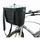 FRONT BASKET- CANVAS- HAPO-G BLACK - ON HANDLEBAR WITH DMTS SYSTEM