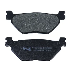 BRAKE PADS NEWFREN FOR YAMAHA 500 T MAX 2001>2003 Rear  (L 100mm - H 39mm - thk 12mm)  (FD0316BE)  (SCOOTER ELITE ORGANIC)