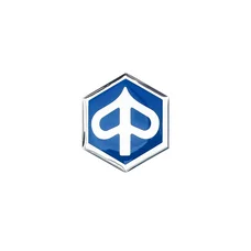 AUTOCOLLANT/STICKER/DECOR/ECUSSON PIAGGIO ORIGINE PIAGGIO COMMUN A LA GAMME (33mm argent souple)  -574771-