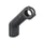 STEM FOR MTB/URBAN/TREKKING - ERGOTEC HIGH BARRACUDA I Angled 45°- BLACK AMUMINIUM Ø 28.6 mm- FOR HANDLEBAR Ø31.8 mm Lg 90 mm (APPROVED LEVEL 6  For fork 1"1/8