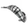EXHAUST FOR 50cc MOTORBIKE- LEOVINCE X-FIGHT FOR RIEJU 50 MRT, SM, PRO (REF 80017)