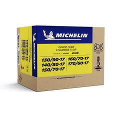 CHAMBRE A AIR 17'' 130/90-17, 140/80-17, 150/70-17, 160/70-17 MICHELIN 17MI VALVE TR4